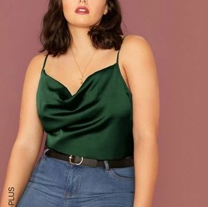 Emerald Drape Shirt